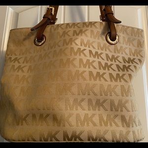 Michael Kors JetSet Signature Fabric Tote